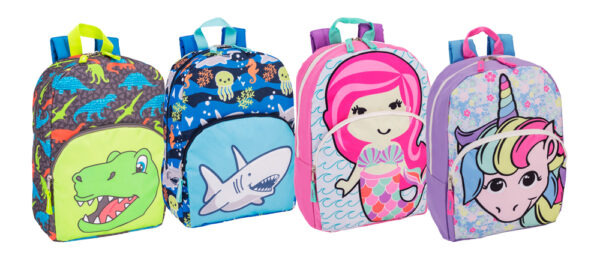 15 inch Preschool Backpack Assortment