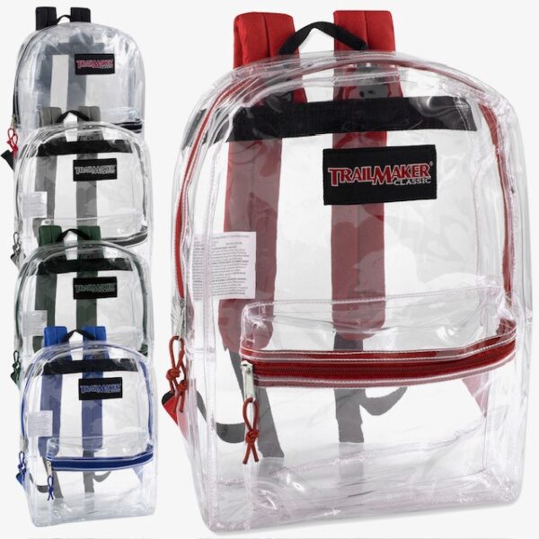 18 inch Clear Backpack
